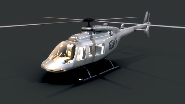 3d bell 407 ts aircraft - Bell 407 TS Helicopter... by TotexArtz